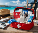 φαρμακείο πρώτων βοηθειών ταξιδιού